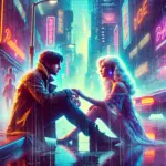 DALL·E-2024-12-29-20.21.54-A-vaporwave-inspired-scene-set-in-a-Blade-Runner-universe-featuring-an-Irish-boy-and-his-blonde-girlfriend.-The-couple-sits-together-amidst-a-neon-dr.webp