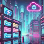 DALL·E-2025-01-10-17.33.43-A-Blade-Runner-inspired-futuristic-cityscape-in-vaporwave-colors-featuring-a-high-tech-vault-with-holographic-projections-of-folders-labeled-Memorie.webp